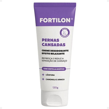 Creme Desodorante Dailus Fortilon Efeito Relaxante Pernas Cansadas 120g