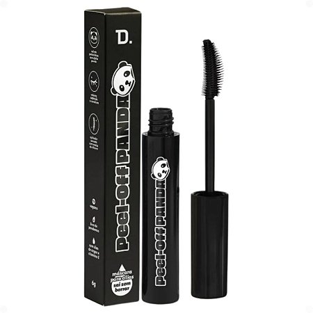 Máscara Para Cílios Dailus Peel-Off Panda Preta 6g