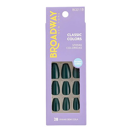 Unhas Postiças Broadway Kiss Ny Classic Colors Bailarina Curto Oatmeal Bco11b