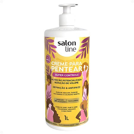 Creme Para Pentear Salon Line Super Controle 1L