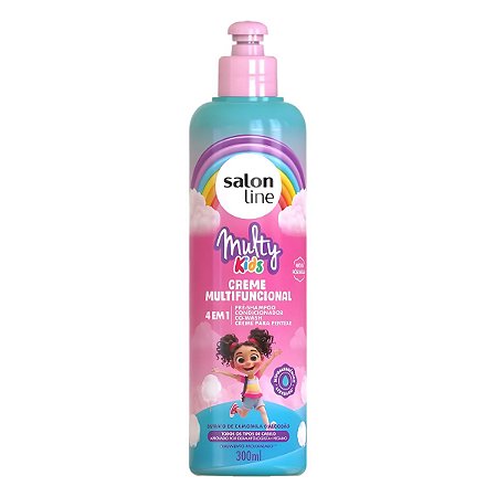 Creme Multifuncional 4 Em 1 Salon Line Multy Kids 300ml