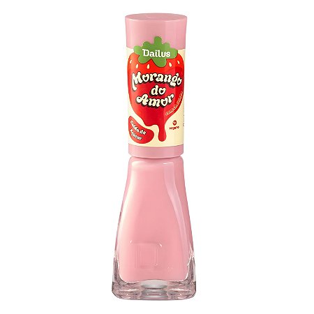 Esmalte Cremoso Dailus Morango Do Amor Calda De Açúcar 8ml