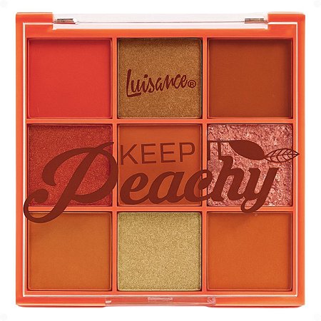 Paleta De Sombras Luisance Keep It Peachy L3276