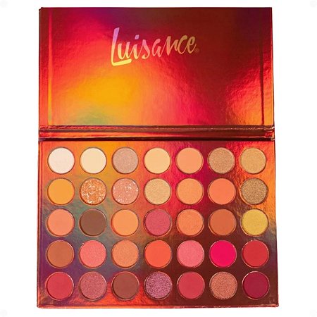 Paleta De Sombras Luisance Heat 35 Cores L3266