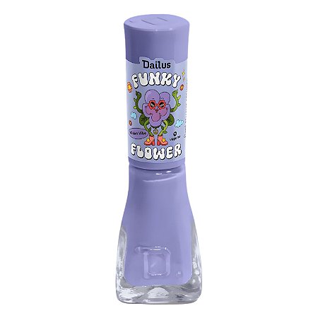 Esmalte Cremoso Dailus Funky Flower Violet Vibe 8ml