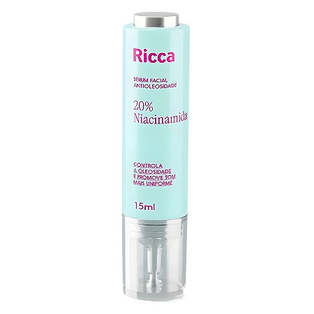 Sérum Facial Antioleosidade Ricca 20% Niacinamida 15ml