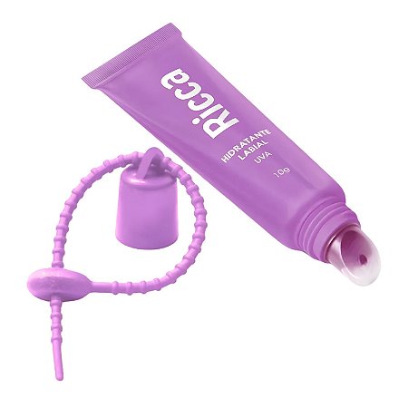 Hidratante Labial Ricca Efeito Gloss Uva 10g