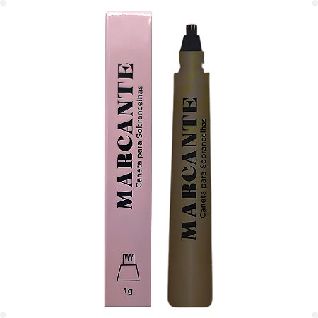 Caneta Para Sobrancelhas Jasmyne Marcante Marrom Claro JS21002