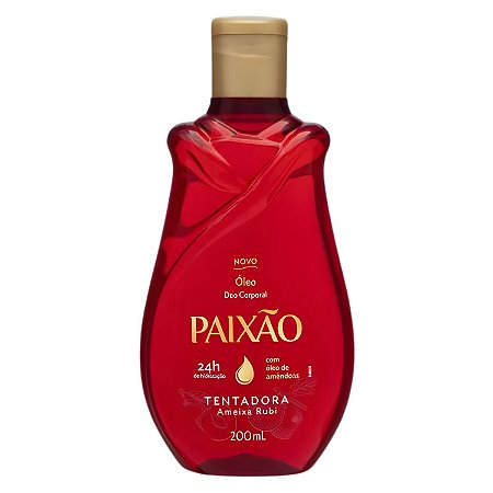Óleo Corporal Paixão Tentadora Ameixa Rubi 200ml