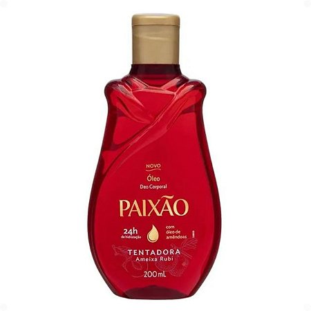 Óleo Corporal Paixão Tentadora Ameixa Rubi 200ml