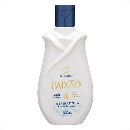 Loção Hidratante Corporal Paixão Inspiradora Rosas Brancas 200ml
