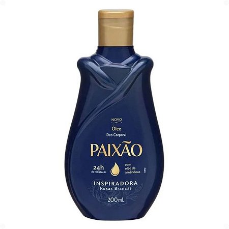 Óleo Corporal Paixão Inspiradora Rosas Brancas 200ml