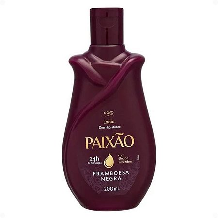Loção Hidratante Corporal Paixão Framboesa Negra 200ml