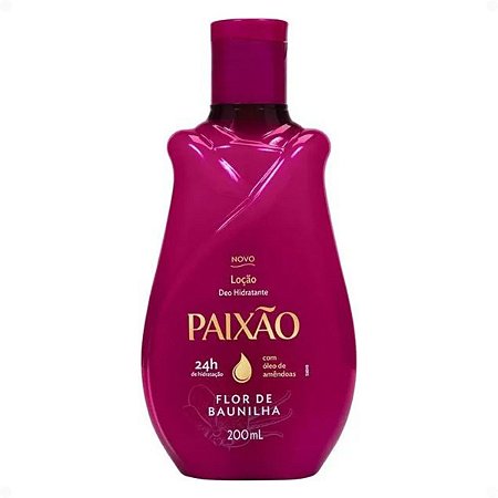 Loção Hidratante Corporal Paixão Flor De Baunilha 200ml