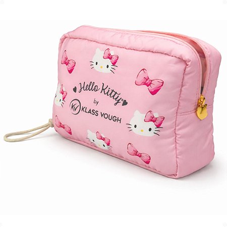 Necessaire Impermeável Klass Vough Hello Kitty Rosa Ref.Kchk-20