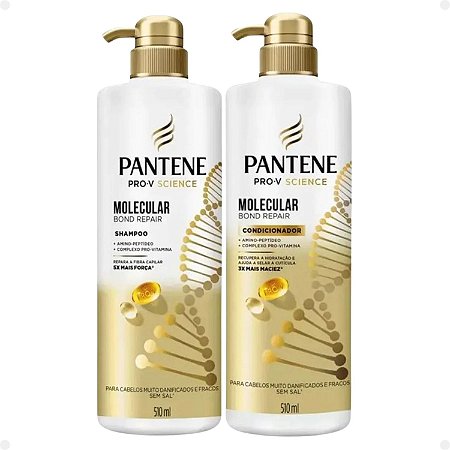 Kit Pantene Molecular Bond Repair: Shampoo e Condicionador 510ml