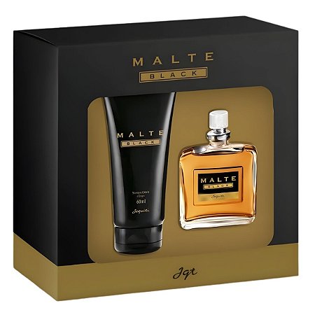 Kit Jequiti Malte Black: Shampoo 60ml e Desodorante Colônia Masculina 25ml