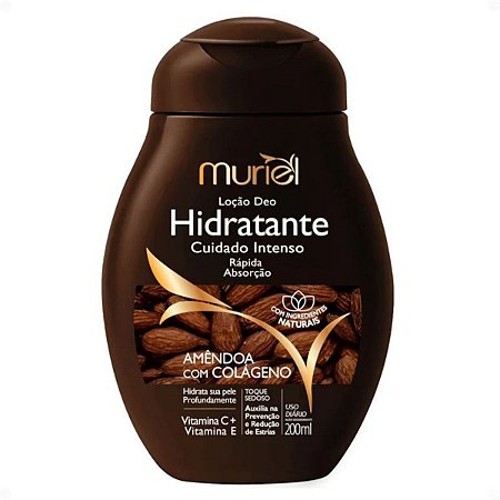 Loção Deo Hidratante Corporal Muriel Amêndoa Com Colágeno 200ml