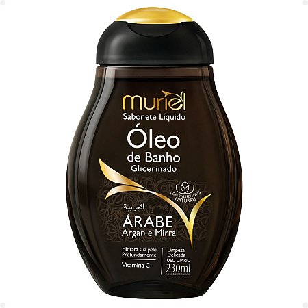 Sabonete Líquido Muriel Óleo De Banho Glicerinado Árabe 230ml