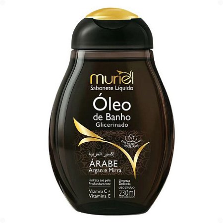 Sabonete Líquido Muriel Óleo De Banho Glicerinado Árabe 230ml
