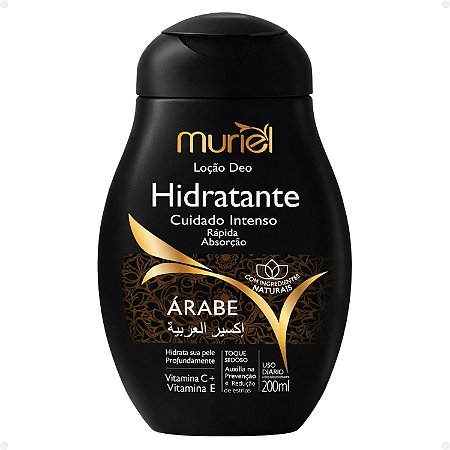 Loção Deo Hidratante Corporal Muriel Árabe 200ml