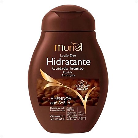 Loção Deo Hidratante Corporal Muriel Amêndoa Com Avelã 200ml