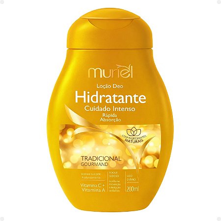 Loção Deo Hidratante Corporal Muriel Tradicional Gourmand 200ml