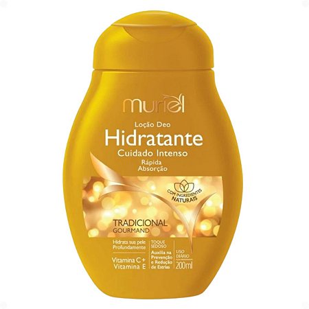 Loção Deo Hidratante Corporal Muriel Tradicional Gourmand 200ml