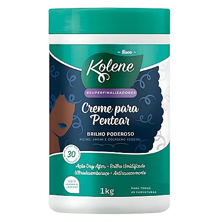Creme Para Pentear Kolene #SuperFinalizadores Brilho Poderoso 1kg