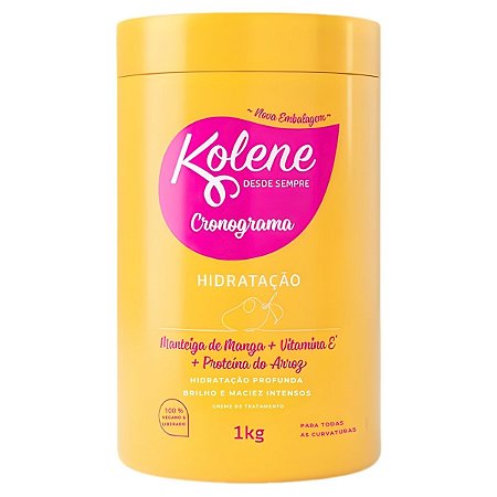 Máscara De Tratamento Kolene Cronograma Hidratação 1kg