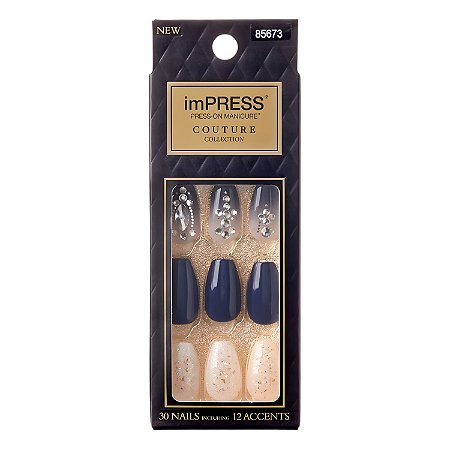 Unhas Postiças imPress Kiss Ny Couture Collection Média Luna 85673