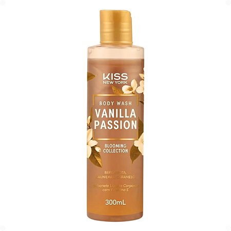 Sabonete Líquido Corporal Kiss New York Body Wash Vanilla Passion 300ml