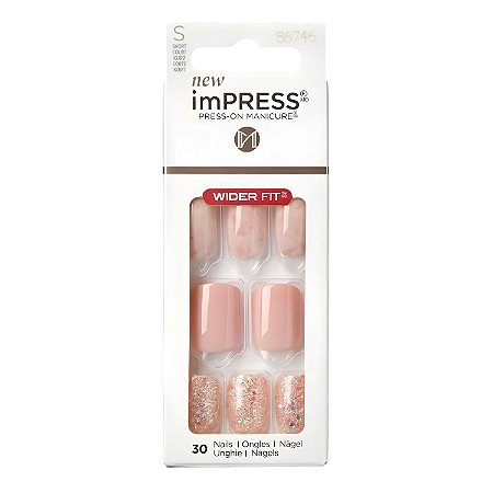 Unhas Postiças imPress Kiss Ny Wider Fit Just a Dream IMW01C