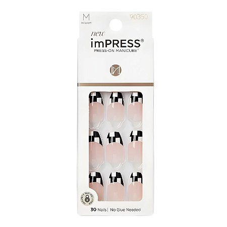 Unhas Postiças imPress Kiss Ny Checkmate IMM33