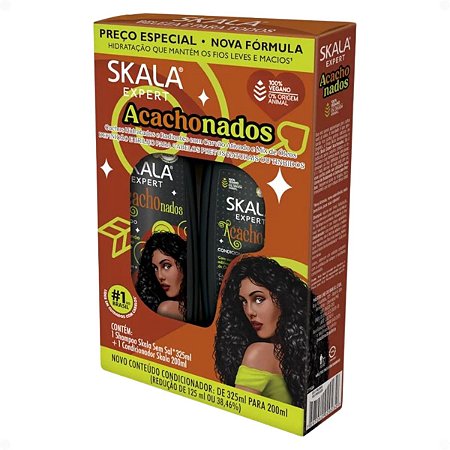 Kit Salon Line Expert Acachonados: Shampoo 325ml e Condicionador 200ml