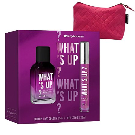Kit Phytoderm What's Up: Eau de Parfum 95ml e 30ml + Mimo