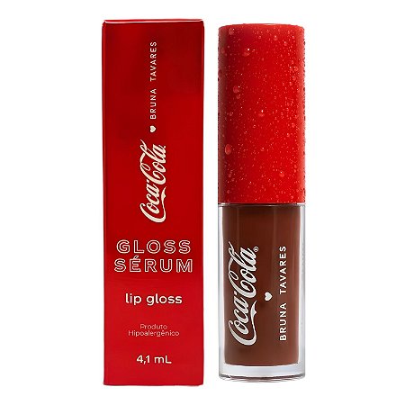 Lip Gloss Bruna Tavares Coca-Cola Gloss Sérum Brown Fizz