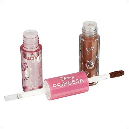 Lip Duo Batom e Gloss Fenzza Disney Princesa Barely Enchanted Dis114