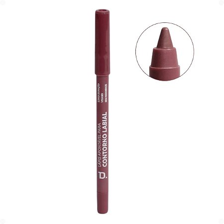 Lápis Para Contorno Labial Dailus Apontável Mauva