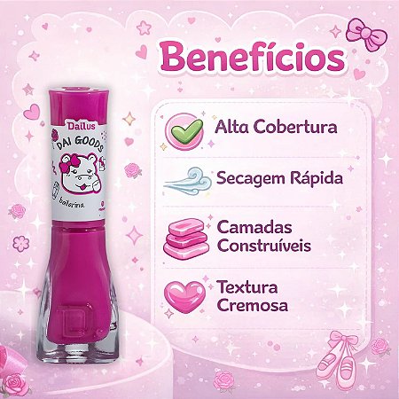 Esmalte Cremoso Dailus Dai Goods Bailarina 8ml
