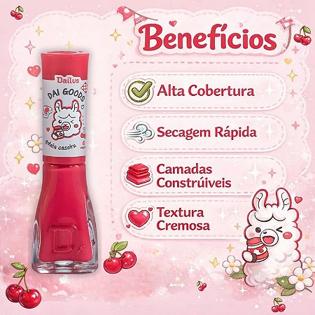 Esmalte Cremoso Dailus Dai Goods Geleia Caseira 8ml