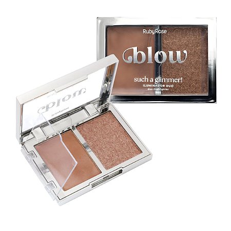 Iluminador Duo Ruby Rose Blow Such a Glimmer! Like a Gold Ring Hb-m705-4