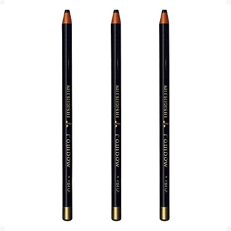Kit Mitsubishi Rainbow: 3 Lápis Dermatográfico Preto 7610-24