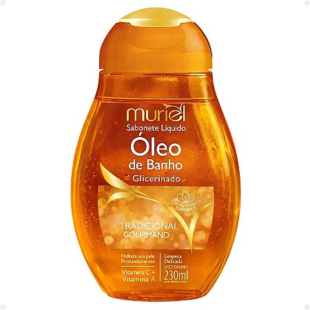 Sabonete Líquido Muriel Óleo De Banho Tradicional Gourmand 230ml