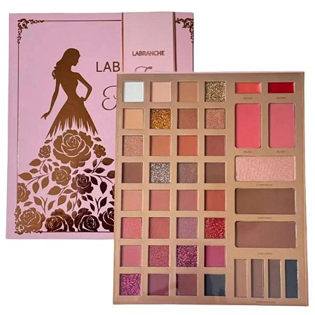 Paleta De Maquiagem Labranche Face Palette Sombra, Batom, Blush, Iluminador, Contorno e Sobrancelha Ref.: La2331