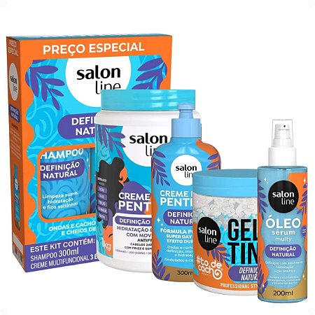 Kit Salon Line Definição Natural Completo