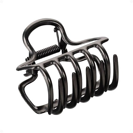 Piranha Para Cabelo Proart Metal Black Quadrada Pdc66b