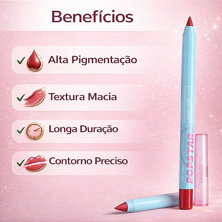 Lapis Labial Ruby Rose Popstar Iconic Red Carpet Hb-l6700-3