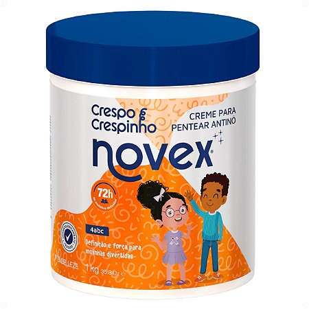Creme Para Pentear Antinó Novex Crespo e Crespinho 4abc 1kg
