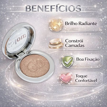 Iluminador Baked Ruby Rose Blow Glowing Rules Ib30 Break The Pattern Hb-m704-3